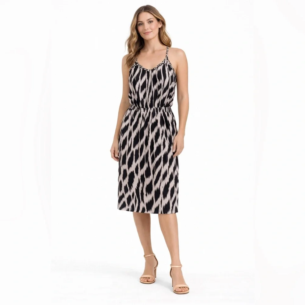 Charlie Jade Black and White Dress - Picture 1 of 5